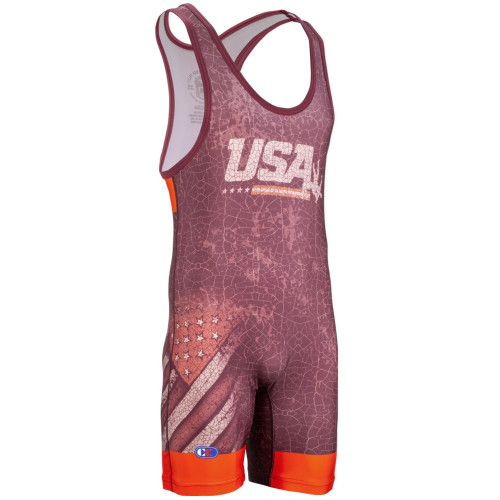 Wrestling Singlet Cliff Keen The Patriot USA Singlet